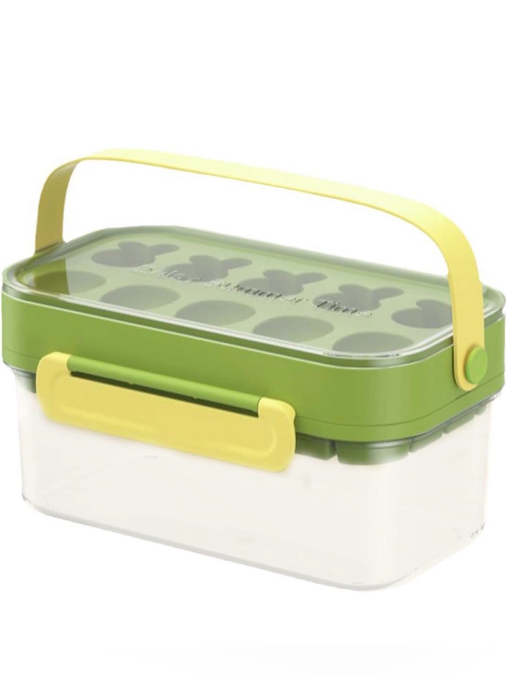 Rabbit Panda Ice Mold Silicon Bottom Ice Cube Storage Container New